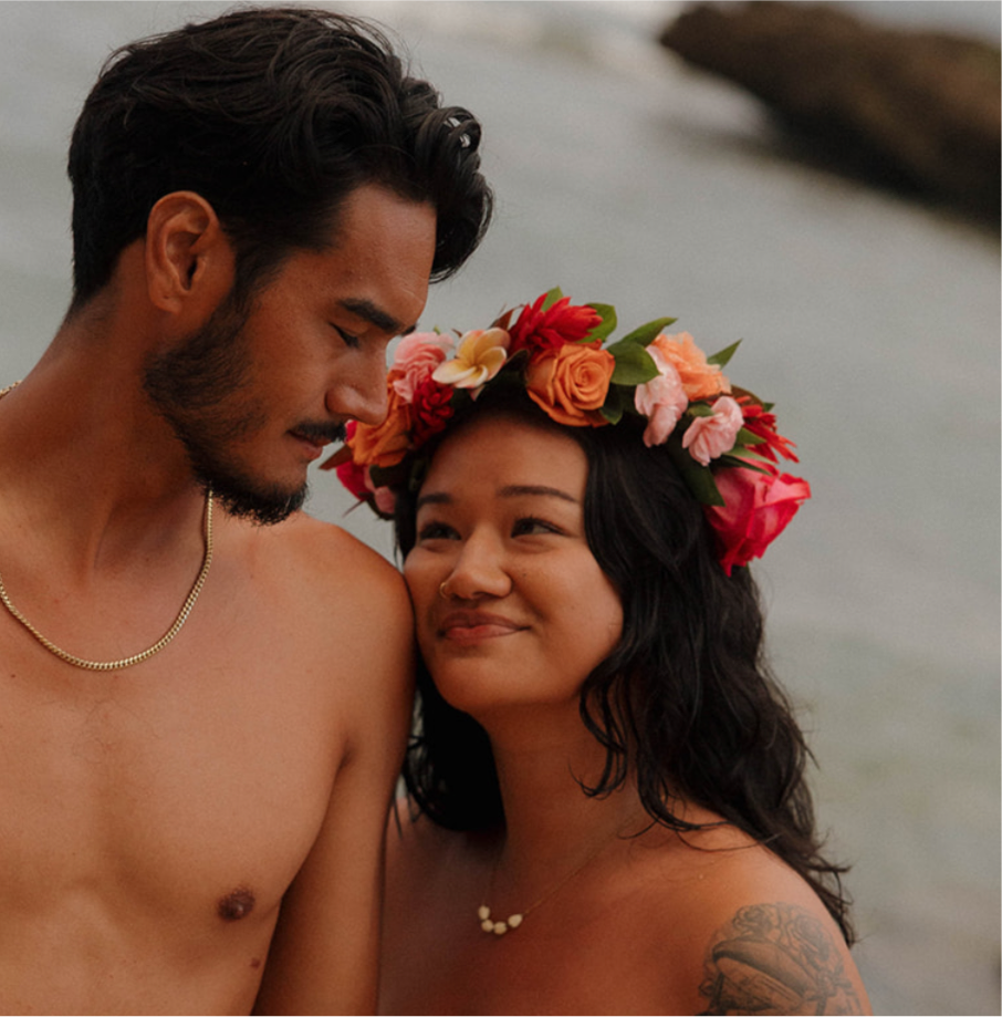 Fresh Tropical Flower Crown (Lei Po’o)