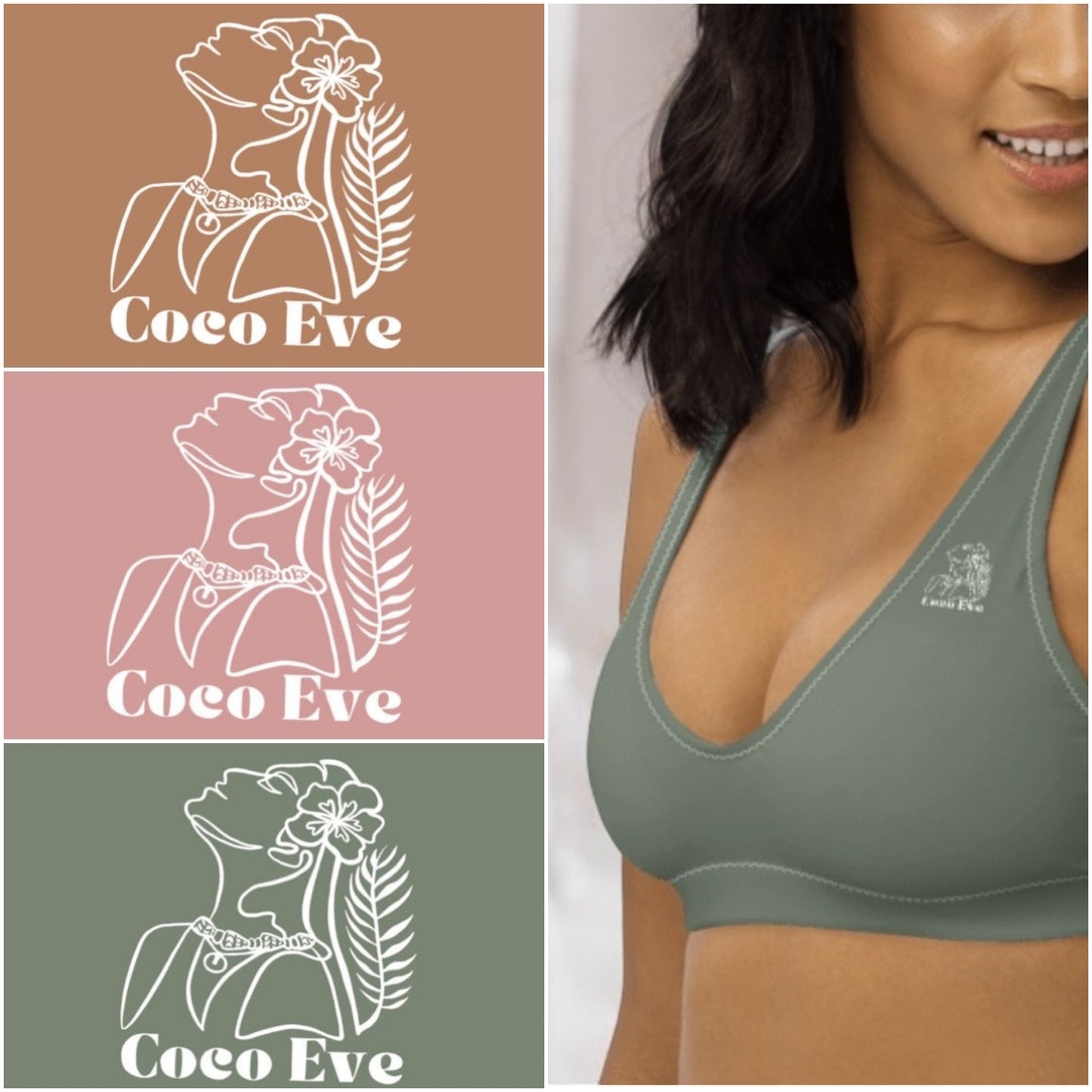 Classic Coco Eve Swim Top/ Low Impact Sports Bra