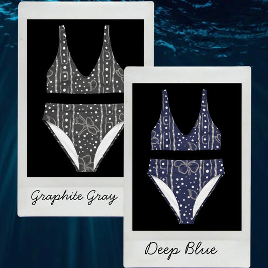 Deep Voyager (Whale Shark) Active Top or High Waist Bottom