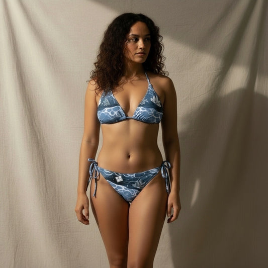 Pacific Waves Recycled 2 Piece Swimwear (3 Colors)