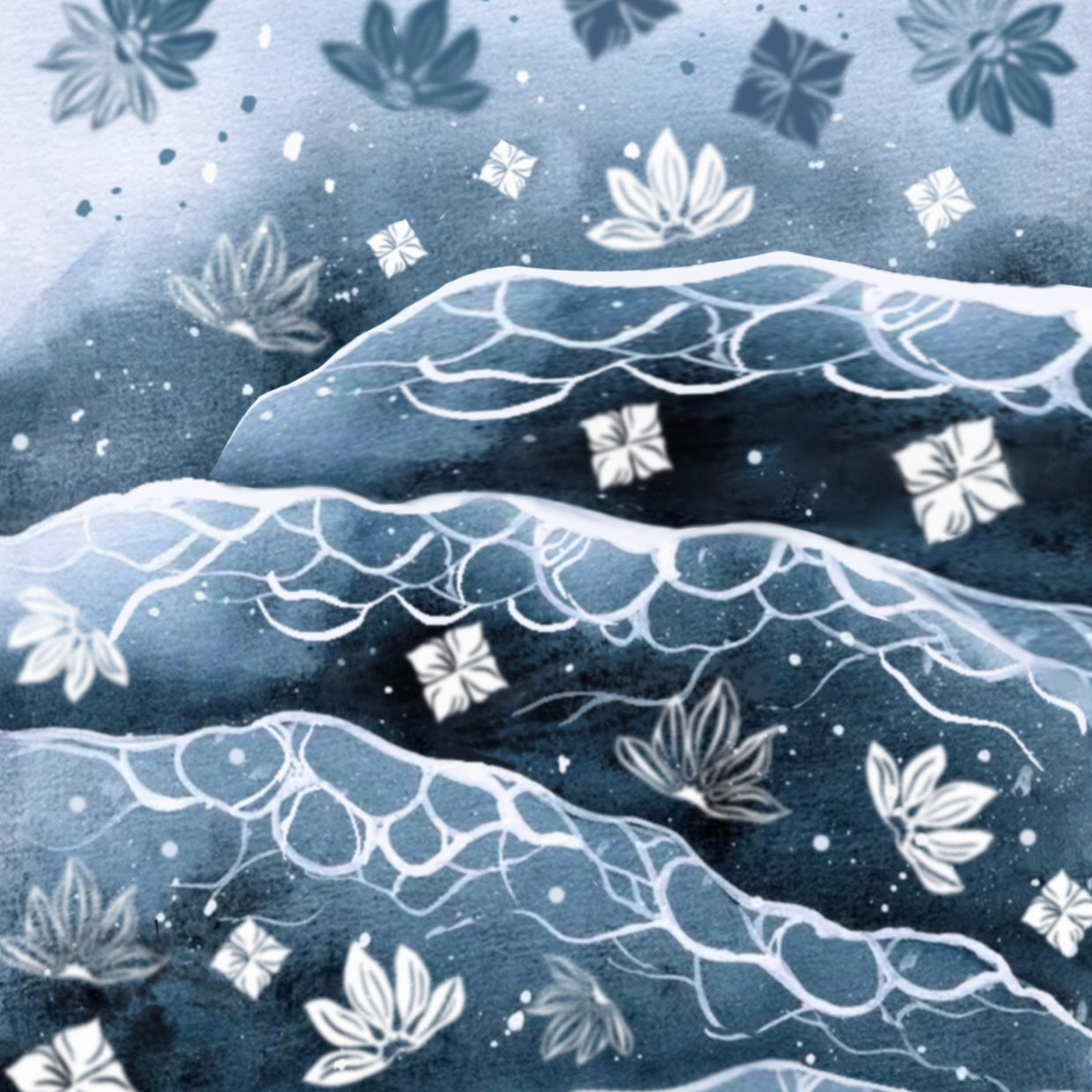 Pacific Waves Recycled Bandeau or High Cut V-Bottom Swimwear (3 Colors)