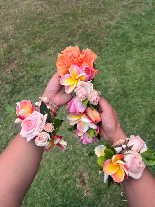 Fresh Tropical Flower Crown (Lei Po’o)