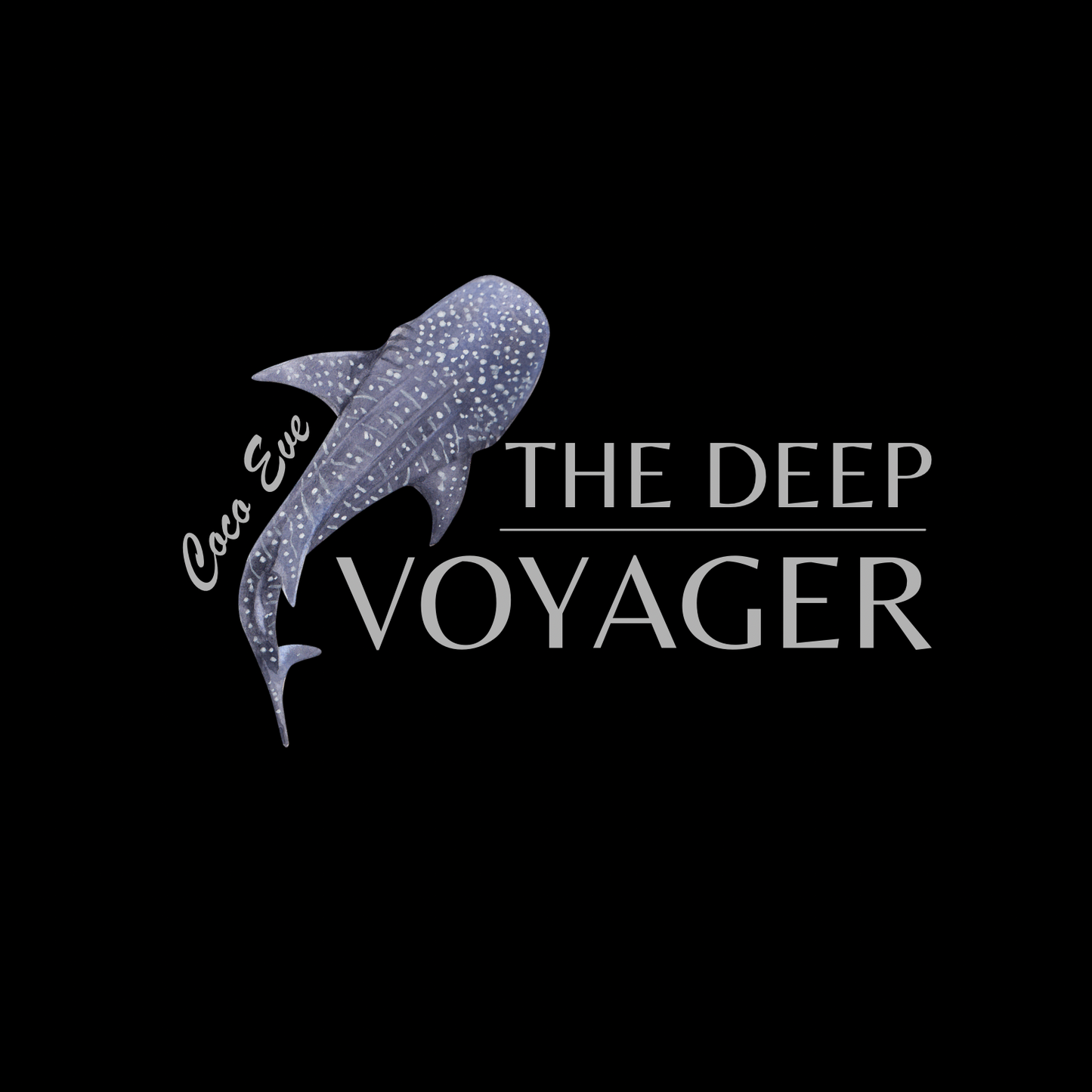 Deep Voyager Recycled Black Swim and Sports Top