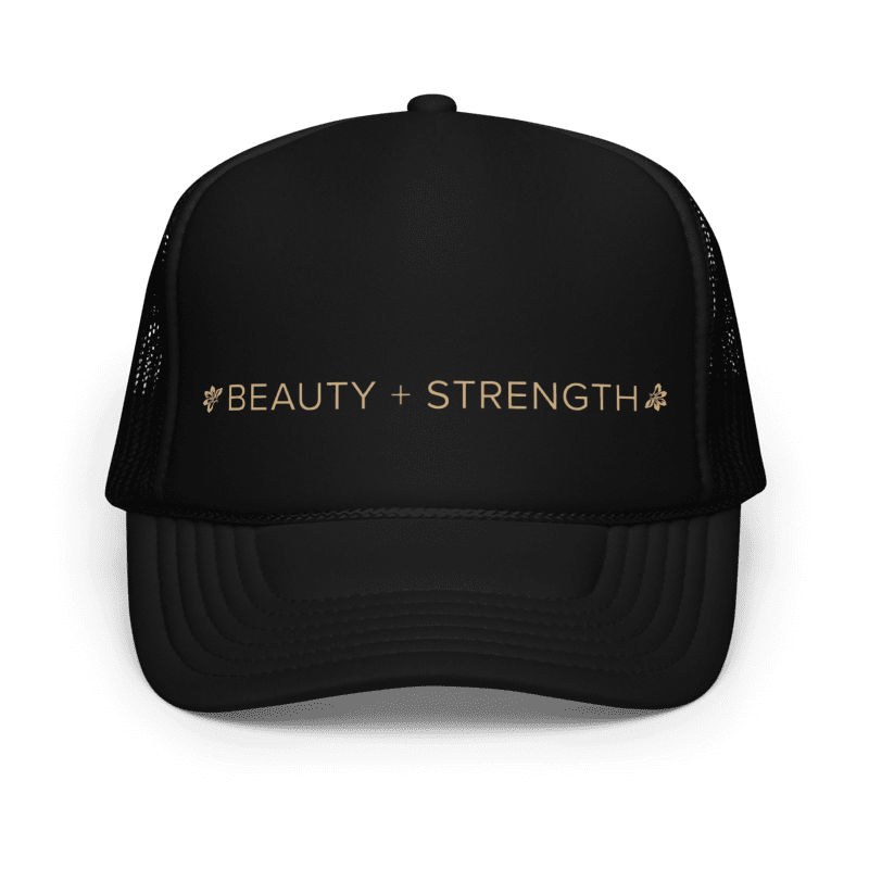 Naupaka Tides Foam Trucker Hat: Beauty + Strength